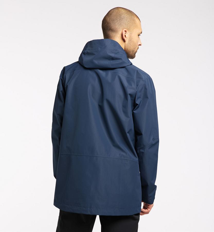 Haglöfs Mens Rubus GTX Hiking Jacket Dark Blue New Zealand 01849JSOM